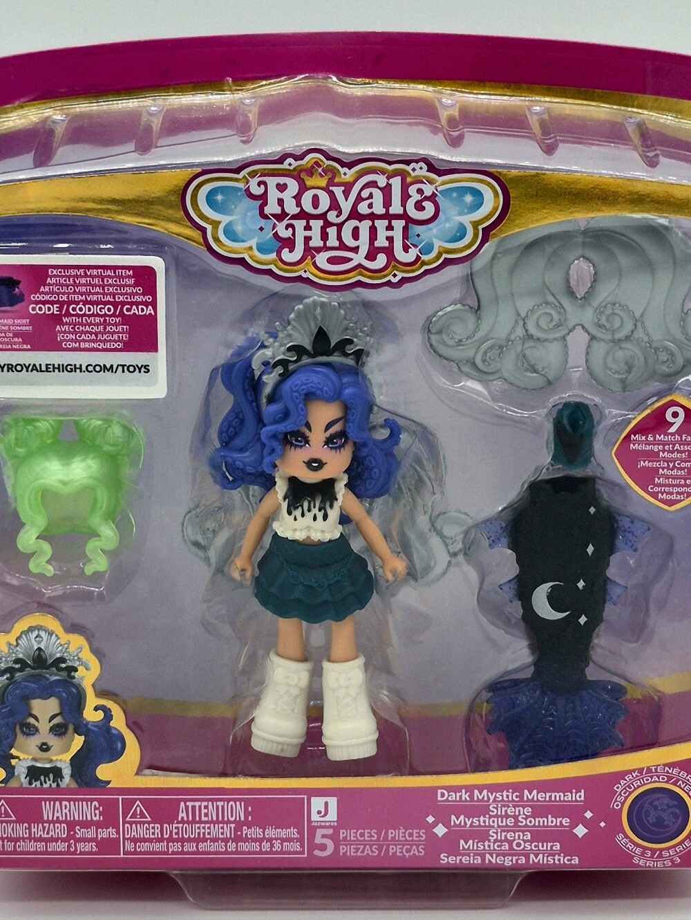 🧜‍♀️ Royal High Dark Mystic Mermaid Series 3 New Sealed Doll